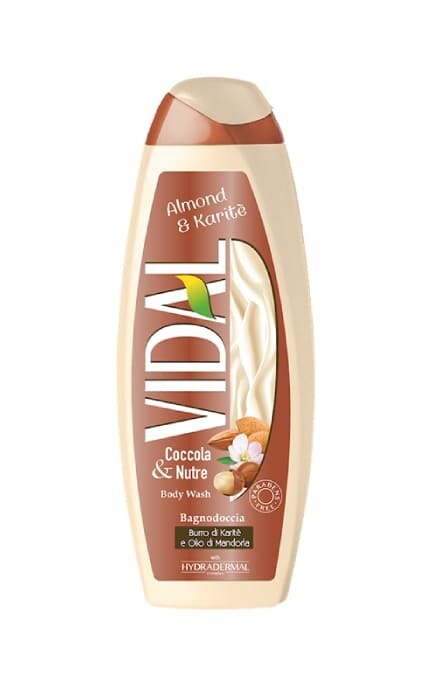 VIDAL-Гель для душа Vidal Миндаль и карите 500 мл-8008970055435