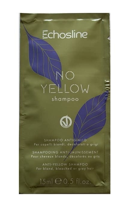 _ECHOSLINE-Шампунь для светлых волос против желтизны Echosline No Yellow Shampoo 15 мл-8008277246406