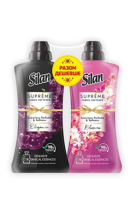 SILAN-Набор кондиционеров для белья Silan Supreme Elegance 1012 + Blossom 1012 мл-9000101815382