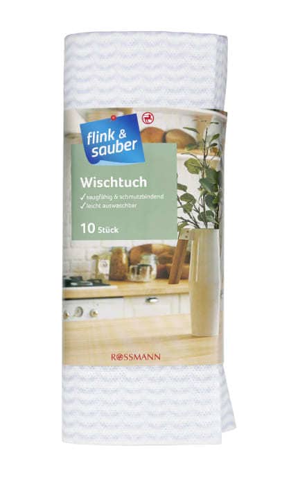 FLINK and SAUBER-Ганчірка господарська Flink & Sauber 10 шт-4047196051221
