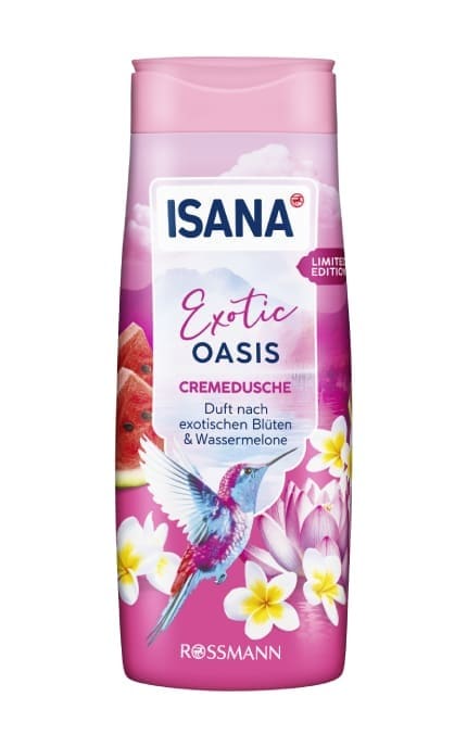 ISANA-Гель для душу Isana Cream Exotic Oasis 300 мл-4068134023445