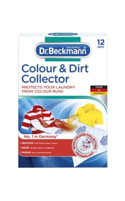 BECKMANN-Салфетки для стирки Dr. Beckmann для цвета и грязи 12 шт -4008455413211