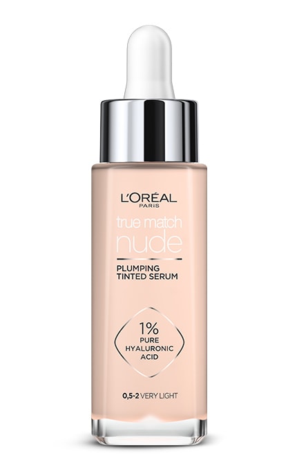 L'OREAL PARIS-Гиалуроновая тональная сыворотка L'Oreal Paris True Match Nude тон 0.5-2 Very Light 30 мл-3600523989898
