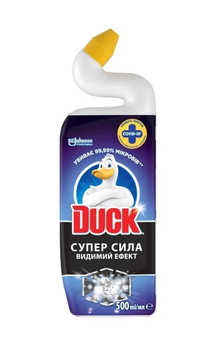 DUCK-Засіб для унітазу Туалетне Каченя Супер Сила Видимий ефект 500 мл-4823002004199