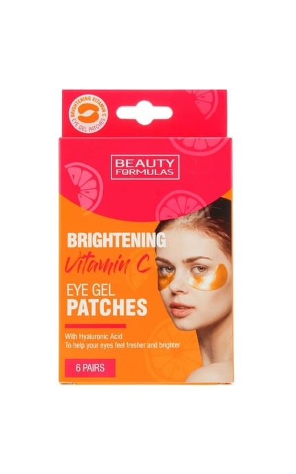 BEAUTY FORMULAS-Патчи под глаза осветляющие Beauty Formulas с витамином С 6 пар-5012251013536