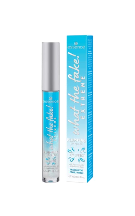 ESSENCE-Блиск для губ Essence What the fake Extreme Plumping Lip Filler 02 Ice Ice Baby-4059729422156