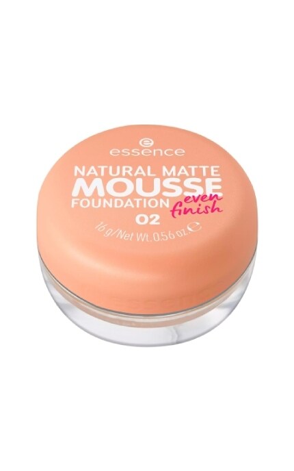 ESSENCE-Тональна основа мус Natural Matte Mousse Foundation 02-4059729394347