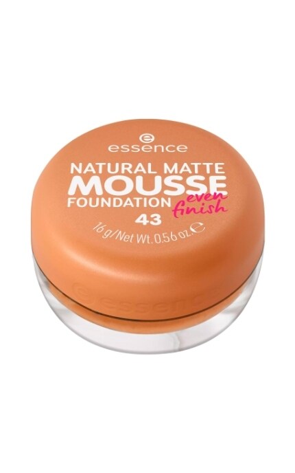 ESSENCE-Тональна основа мус Natural Matte Mousse Foundation 43-4059729394415