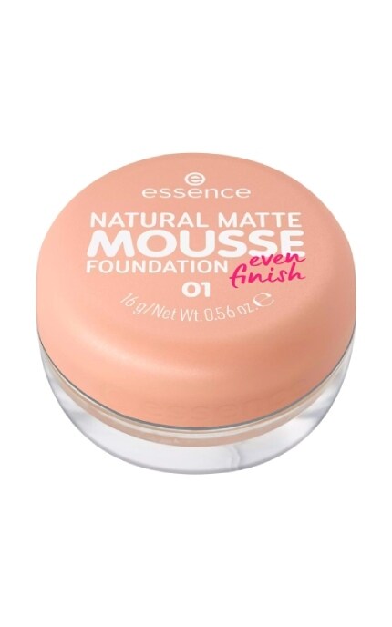 ESSENCE-Тональний мус Essence Natural Matte Mousse Foundation 01-4059729394330