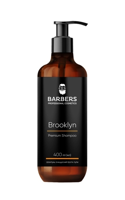BARBERS-Шампунь для мужчин против перхоти Barbers Brooklyn 400 мл-4823109403178
