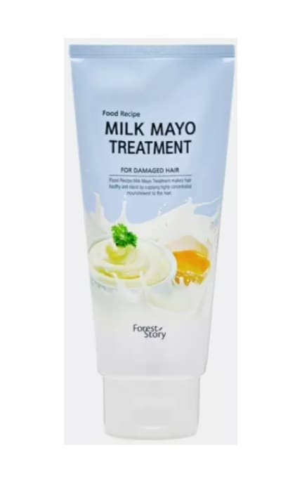 WELCOS-Бальзам для поврежденных волос Welcos Forest Story Food Recipe Milk Mayo Treatment 300 г-8803348034704