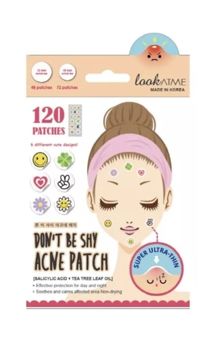 LOOK AT ME-Патчи от прыщей LookAtMe Don't Be Shy Acne Patch 120 шт-8809417491775