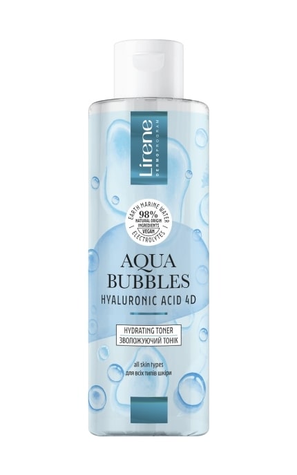 LIRENE-Тонік для обличчя Lirene Aqua Bubbles Зволожувальний 200 мл-5900717769618