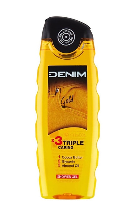 --Гель для душа Denim Gold тройной уход 400 мл-8008970038810
