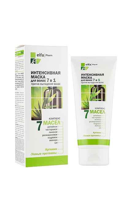 ELFA-Маска для волосся інтенсивна проти випадіння 7в1 7 олій Elfa Pharm 200 мл-5901845500579