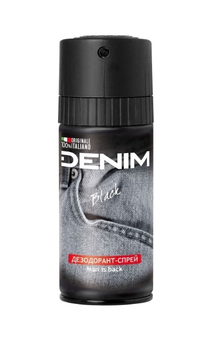--Дезодорант-спрей Denim Black 150 мл-8008970004242