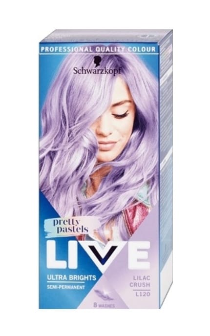 --Фарба для волосся Schwarzkopf Live Ultra Brights Pretty Pastels L120 Lilac Crush -9000101256567