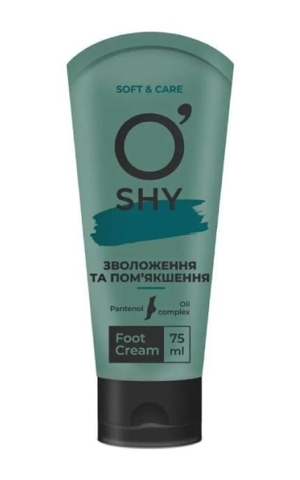 O'SHY-Крем для ніг O`shy Зволоження та пом`якшення 75 мл-4820185226462