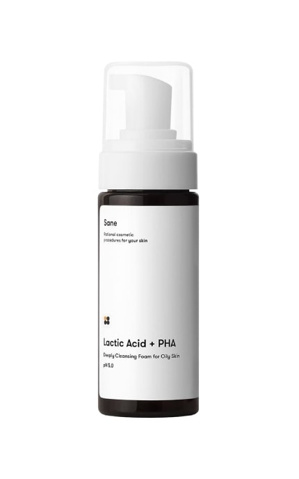 SANE-Пенка для умывания Sane для жирной кожи лица 150 мл-4820266830380
