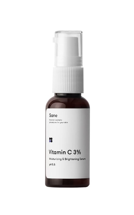 SANE-Сыворотка для лица Sane с витамином С 3% 30 мл-4820266830489