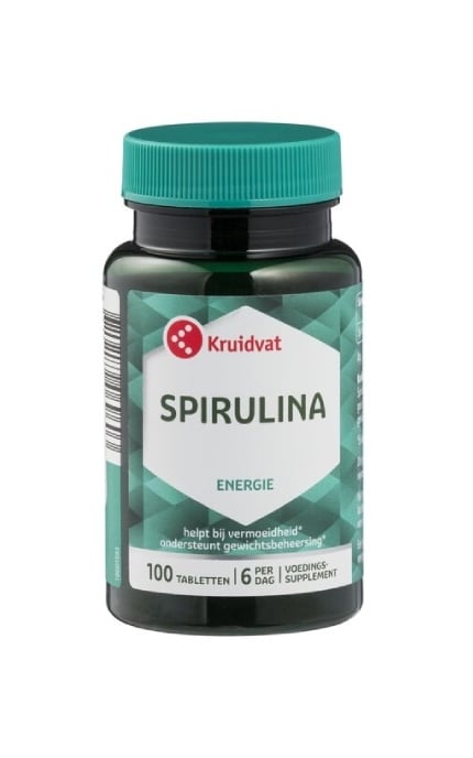 KRUIDVAT-Диетическая добавка Kruidvat Спирулина 100 шт-8719179069603