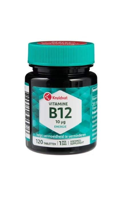 KRUIDVAT-Дієтична добавка Kruidvat Вітамін B12 120 шт-8720674326276