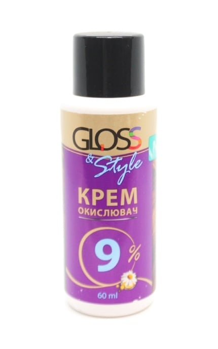 GLOSS and STYLE-Крем окислитель для волос Gloss&Style 9% 60 мл-4823001607957