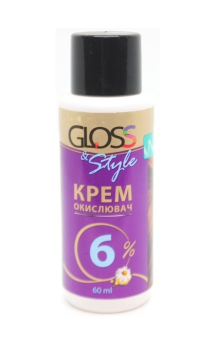 GLOSS and STYLE-Крем окислювач для волосся Gloss&Style 6% 60 мл-4823001607964