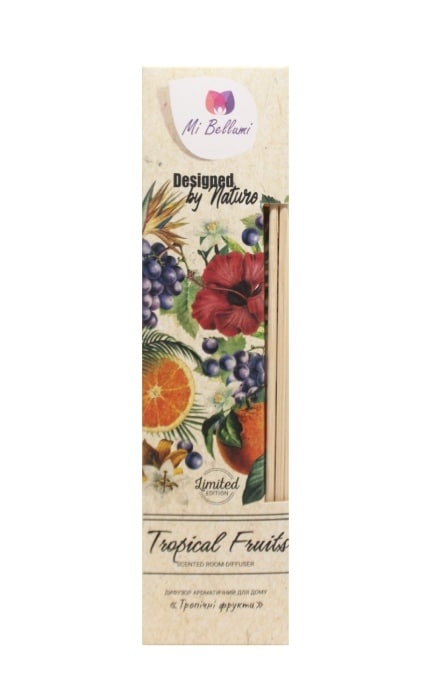 MI BELLUMI-Дифузор ароматичний для дому Mi Bellumi Тропічні Фрукти 50 мл-5904316576912