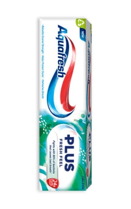 AQUAFRESH-Паста зубная Fresh feel Plus Aquafresh с фтором 75 мл-5054563010384