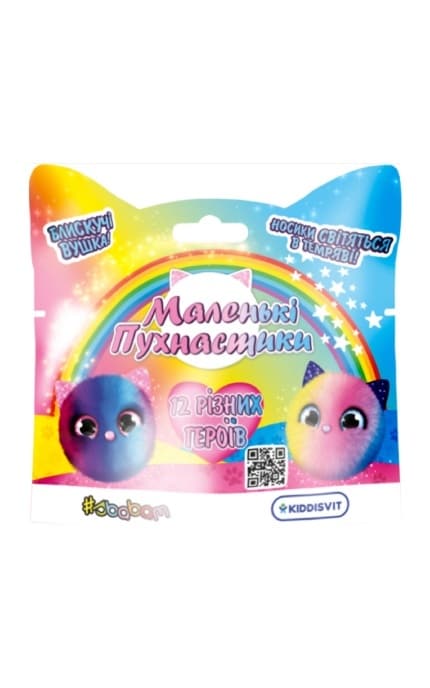 KIDDISVIT-Мягкая коллекционная игрушка-сюрприз Doki Doki Маленькие пушистики 1 шт-9772465056311