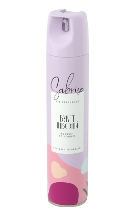 SABRISE-Освежитель воздуха Sabrise Букет пионов 300 мл-4820184442504