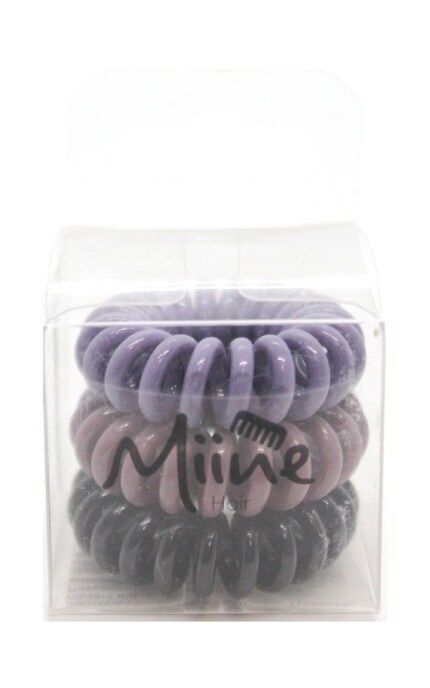 MIINE-Набір спіральних резинок для волосся 3 шт-4894819586932