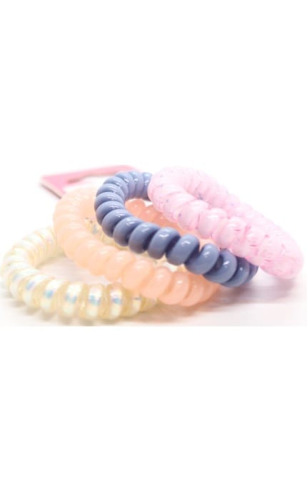 MIINE-Набір спіральних резинок для волосся 4 шт-4894819464216