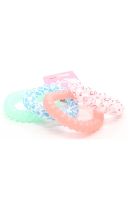 MIINE-Набор спиральных резинок для волос 4 шт-4894819586994