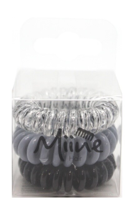 MIINE-Набор спиральных резинок для волос 3 шт-4894819586871