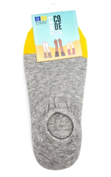 MEN'S CODE-Підслідники чоловічі Men's Code розмір 25 Сірі-4820163324661