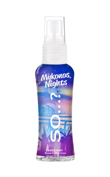 -Спрей для тела So...? Mykonos Nights Body Mist 50 мл-5018389020835