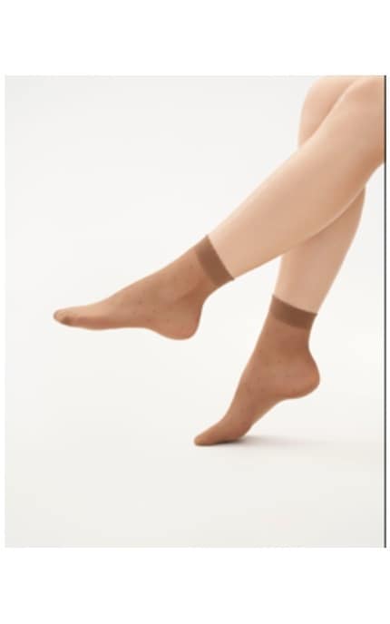 ART G FASHION-Носки тонкие шелковые женские 20 Den Caramel-2000115550535