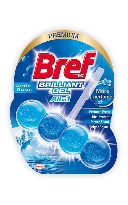 BREF-Блок гігієнічний для унітазу Bref  Brilliant Gel Арктичний Океан-9000101508598