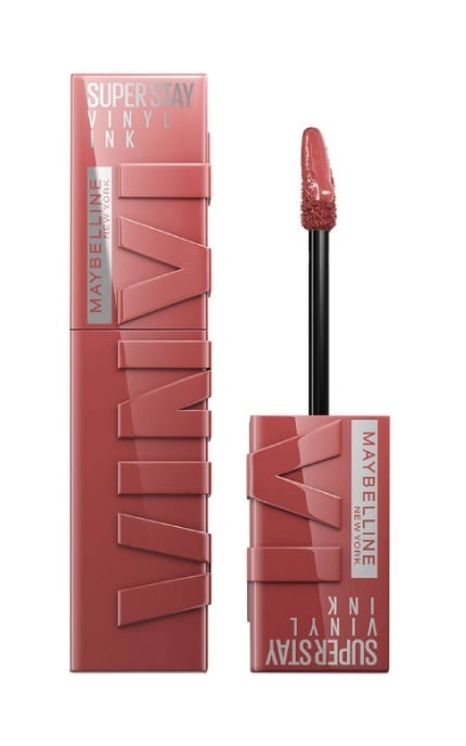 MAYBELLINE NY-Помада для губ рідка Maybelline New York SuperStay Vinyl Ink з глянцевим фінішем №100 4.2 мл-30150058