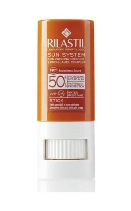RILASTIL-Сонцезахисний крем Rilastil Sun System Transparent Stick Sensitive Areas SPF50+ 8.5 мл -8050444859315