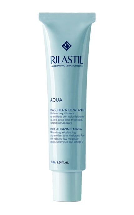 RILASTIL-Маска для лица Rilastil Aqua восстановление водного баланса кожи 75 мл-8033224810539