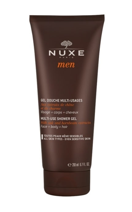 NUXE-Гель очисний універсальний Nuxe Men Multi-Use Shower Gel для обличчя, тіла та волосся 200 мл -3264680004964