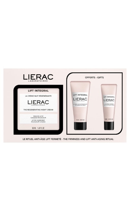 LIERAC-Набор Lierac Lift Integral Ночной крем 50 мл + Дневной крем 15 мл + Сыворотка 10 мл-3701436924430
