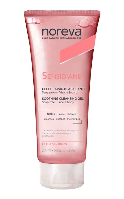 NOREVA-Гель для умывания Noreva Laboratoires успокаивающий 200 мл-3571940002807