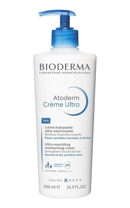 BIODERMA-Крем для обличчя та тіла Bioderma Atoderm Ультра 500 мл-3701129805343