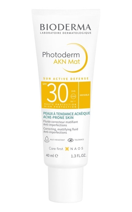 BIODERMA-Флюїд для обличчя Bioderma Photoderm AKN Mat SPF 30 Сонцезахисний 40 мл-3701129803691