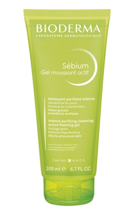 BIODERMA-Гель Bioderma Sebium Actif Очищающий 200 мл-3701129803400