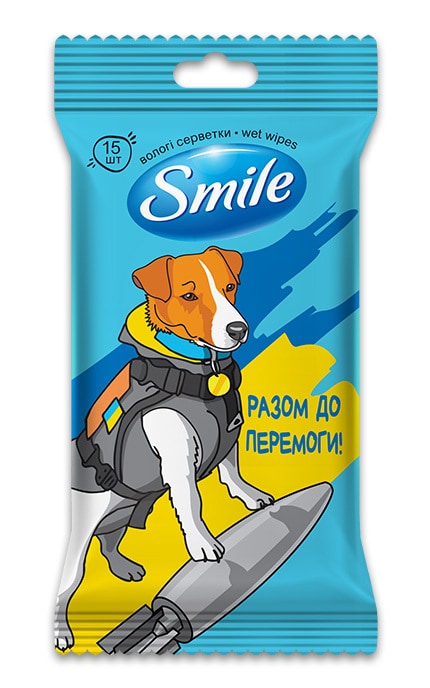 SMILE-Влажные салфетки Smile Разом до перемоги-4823071656381